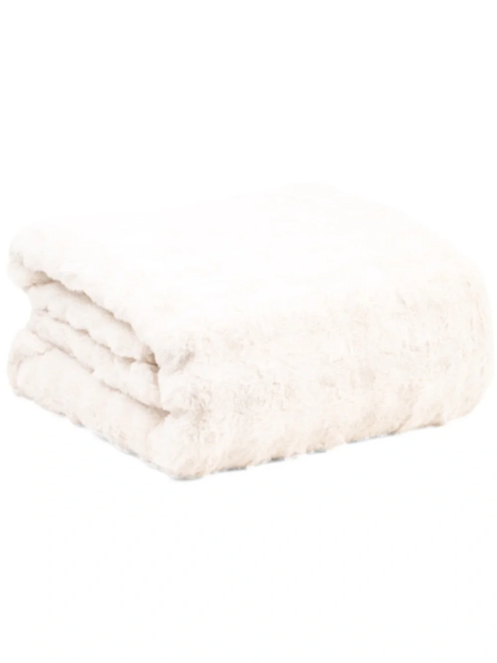 Frye Cream Bubble Faux Fur Comforter Set